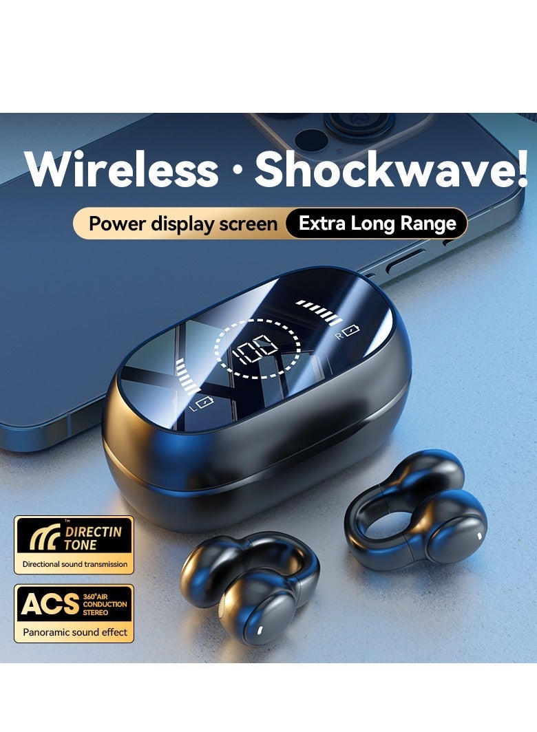 سماعات أذن بلوتوث بمشبك - تحمي سمعك، صوت هاي فاي 9D، لمستخدمي سماعات الرأس الثقيلة والأطفال، المستخدم في الهواء الطلق - Image 3